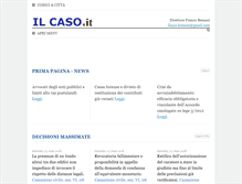 Tablet Screenshot of ilcaso.it